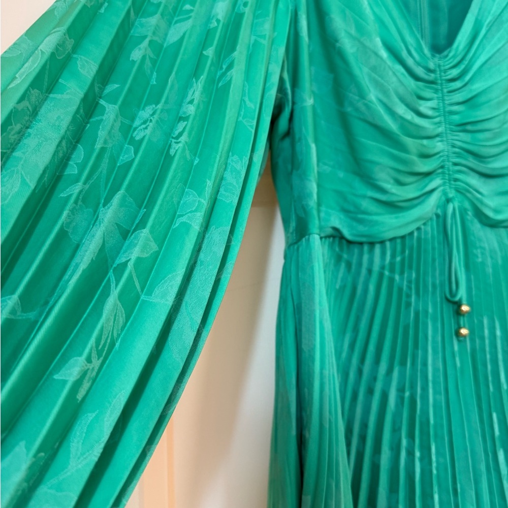 Banana Republic Teal Long Sleeve Dress